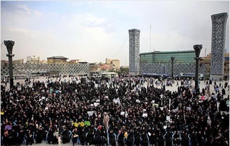 اجتماع حجاب در میدان امام حسین(ع)/فیلم