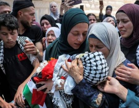 مادران شهدای کوچک غزه