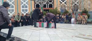 تشییع پیکر جانباز نخاعی شهید کاظم مقدس برگزار شد/تصاویر