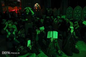  احیای شب قدر در مسجد خرمشهرباغ موزه دفاع مقدس/تصاویر