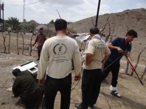 گزارش تصویری از فعالیت‌های جهادی ایثارگران در منطقه بشاگرد
