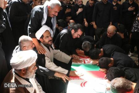 تصاویر/ تشییع و تدفین پیکر دانشجوی جهادگر«محمدحسین دریس» در قم