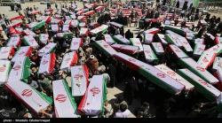 تشییع پیکر 270 شهید تازه تفحص شده در تهران