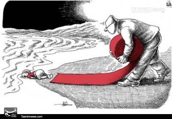 واکنش کاریکاتوریست ها به غرق شدن کودک سوری
