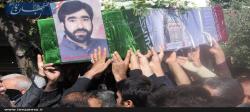 تشییع و خاکسپاری جانبازشهید ملکی در زرین شهر