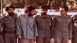 شهید اسکویی در کنار فرماندهان قوای محمدرسول الله (ص) در سوریه