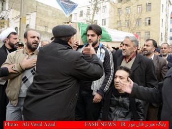 گزارش تصویری از تشییع جانباز شهید 