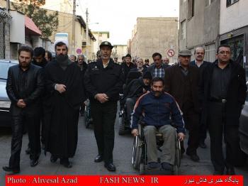 گزارش تصویری از اربعین جانباز شهید الله وردی