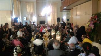 مراسم عقدخبرنگار سیما در آسایشگاه جانبازان برگزار شد
