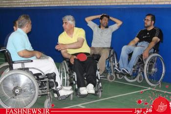 گزارش تصویری از مسابقات تنیس روی میزجانبازان