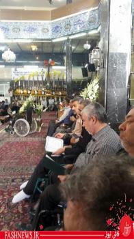 گزارش مصور از مراسم ترحیم جانباز شهید حسین زمانی