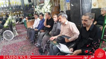 گزارش مصور از مراسم ترحیم جانباز شهید حسین زمانی