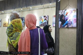 گزارش تصویری افتتاح نمایشگاه عکس هنرمند جانباز درشیراز