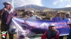 صعود تیم جانبازان البرز به ارتفاعات دماوند