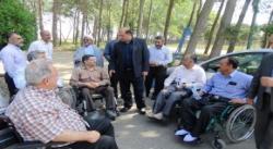 برگزاری اردوی فرهنگی جانبازان قطع نخاعی در مازندران
