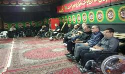 شور حسینی در محفل جانبازان