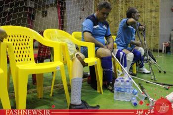 نتایج و تصاویر سومین روز مسابقات قهرمانی فوتسال جانبازان در مازندران