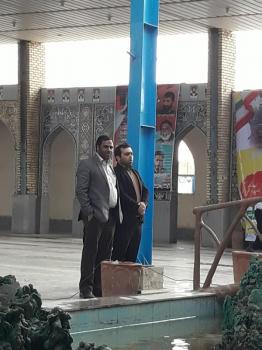 غبار روبی و گل افشانی مزار شهدا شهرستان شوشتر