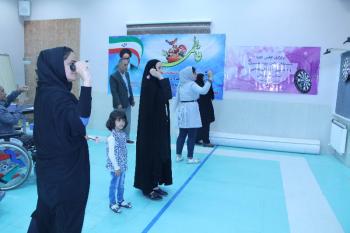 مسابقات دارت همسران و دختران جانبازان نخاعی خوزستان