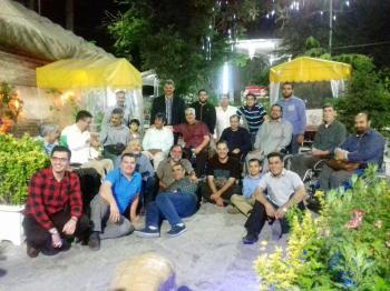 گزارش مصور افطاری گروهی از ایثارگران در جاده فشم