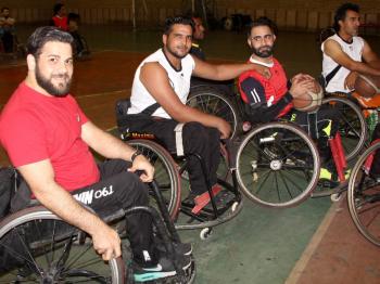 برگزاری مسابقات بسکتبال با ویلچر جانبازان خوزستانی/تصاویر