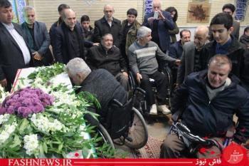 مراسم وداع با پیکر مطهر شهید محمد قبادی