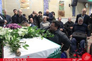مراسم وداع با پیکر مطهر شهید محمد قبادی