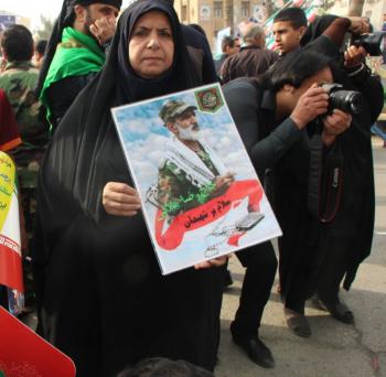 گزارش مصور از حضور پرشکوه جانبازان و ایثارگران اهوازی در راهپیمایی ۲۲ بهمن