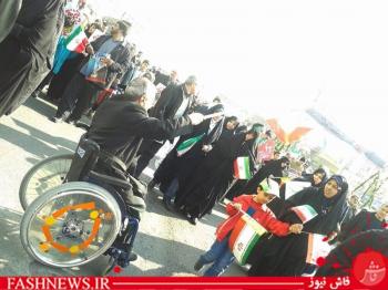 گزارش تصویری از حضور پرشور جانبازان در راهپیمایی ۲۲ بهمن/ تصاویر