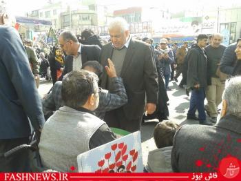 گزارش تصویری از حضور پرشور جانبازان در راهپیمایی ۲۲ بهمن/ تصاویر
