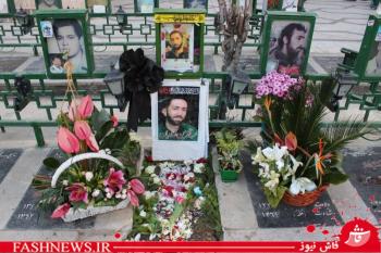جانبازان به مقام شهید حدادیان ادای احترام کردند