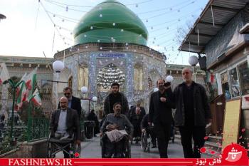 جانبازان به مقام شهید حدادیان ادای احترام کردند