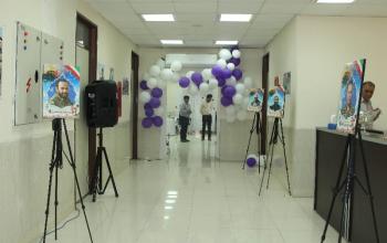 برگزاری نمایشگاه صنایع دستی جانبازان اعصاب و روان بیمارستان بوستان اهواز
