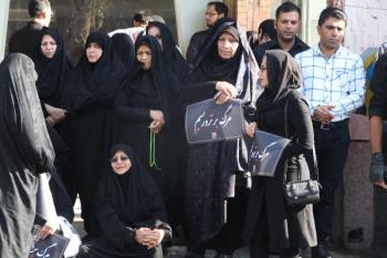 گزارش مصور یک همکار از مراسم تشییع شهدای اهواز