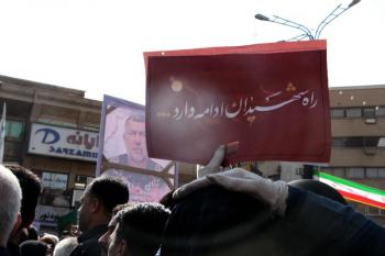 گزارش مصور یک همکار از مراسم تشییع شهدای اهواز