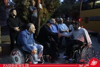 ورود شرکت کنندگان به محل برگزاری نخستین انتخابات سراسری انجمن جانبازان نخاعی