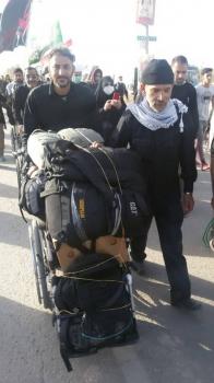 گزارشی مشروح و مصور از حضور نخستین کاروان جانبازان نخاعی در راهپیمایی اربعین