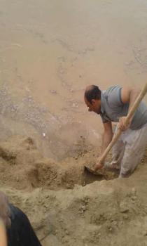 گزارش تصویری از بسیج مردمی خوزستانی ها در مقابله با سیل