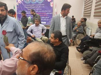 دیدار مسئولان خوزستانی از جانبازان نخاعی