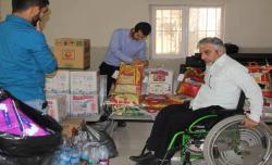 کمک های جهادی جانبازان نخاعی خوزستان به سیل زدگان