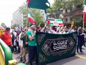 گزارش تصویری متفاوت از راهپیمایی روز قدس در تهران