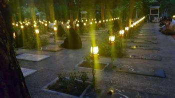 مزار شهدای گمنام در اولین شب جمعه ماه شوال/عکس