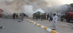حمله موشکی به یک پایگاه نظامی در شمال بغداد 