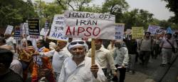  تظاهرات در هند علیه سیاستهای ضد ایرانی آمریکا  