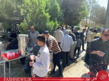 گزارش تصویری از حضور جمع کثیری از جانبازان در مراسم تدفین شهید سماواتی/تصاویر