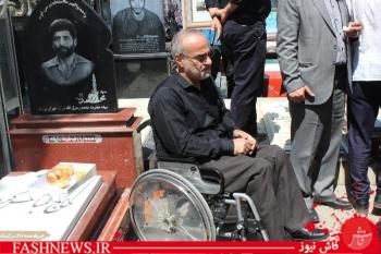 گزارش تصویری از تشییع باشکوه جانباز شهید سماواتی