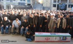 مراسم تشییع جانباز شهید «سید رسول هاشمی» در شهرکرد/تصاویر