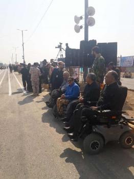 حضور جانبازان نخاعی خوزستان در مراسم رژه هفته دفاع مقدس/تصاویر
