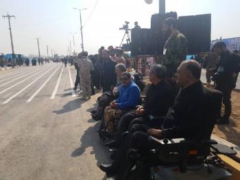 حضور جانبازان نخاعی خوزستان در مراسم رژه هفته دفاع مقدس/تصاویر