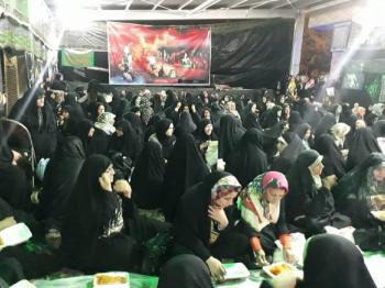 جشن تاجگذاری گل نرگس در زینبیه شهدای مدافع حرم/تصاویر